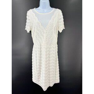 Marc By Marc Jacobs Cream Lace Mini Dress